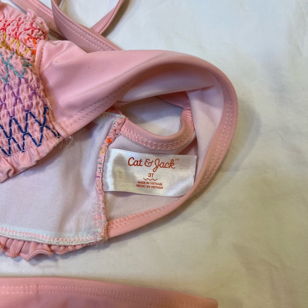 Cat & Jack Toddler Girl Swimsuit - Size 3T - 3T Toddler Girl Swimsuit / Swimwear - Picture 3 of 4